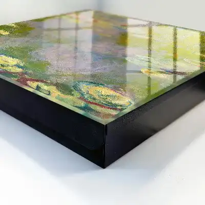 Key cabinet Claude Monet water lilies painterly
