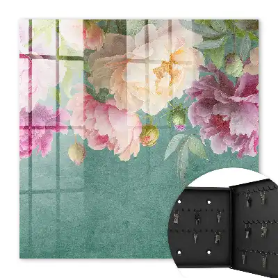 Key box for home Floral elegance full of delicacy