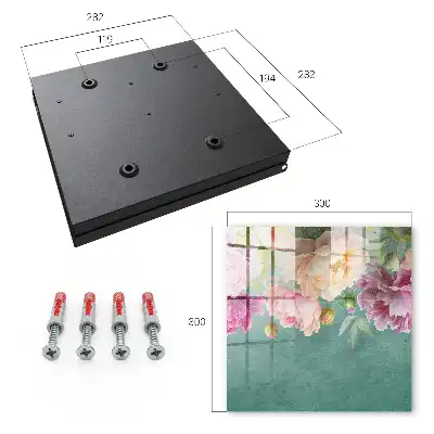 Key box for home Floral elegance full of delicacy