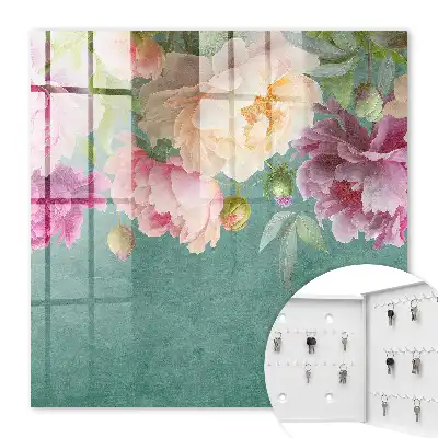 Key box for home Floral elegance full of delicacy