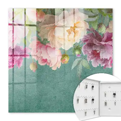 Key box for home Floral elegance full of delicacy