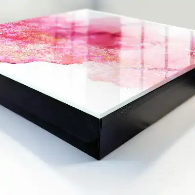 Wall mounted key box A floral landscape with a light atmosphere