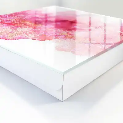 Wall mounted key box A floral landscape with a light atmosphere