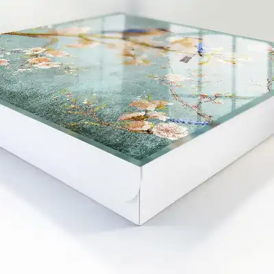 Decorative key box Spring scene among the flowers