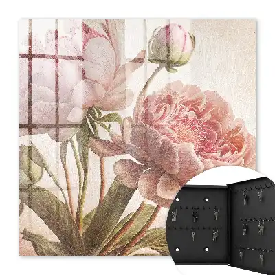 Key cabinet Romantic botany full of harmony