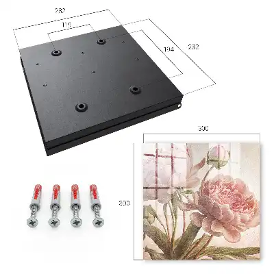 Key cabinet Romantic botany full of harmony