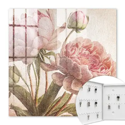 Key cabinet Romantic botany full of harmony