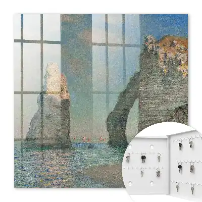 Decorative key box Sea cliffs silence beauty
