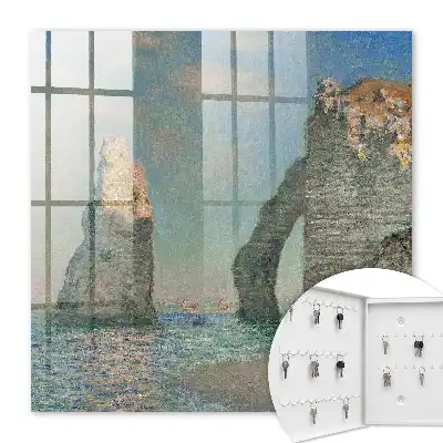 Decorative key box Sea cliffs silence beauty