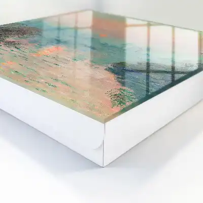 Key cabinet Romantic landscape with pastel colors
