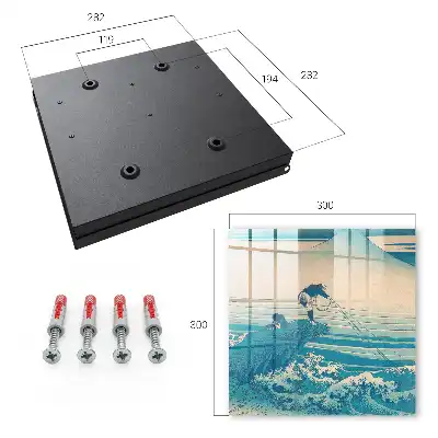 Key cabinet Fisherman and the Waves Art