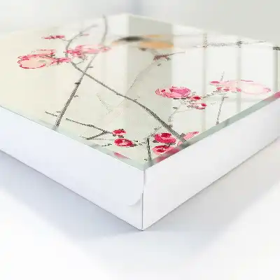 Key box for home Bird flowers subtle style