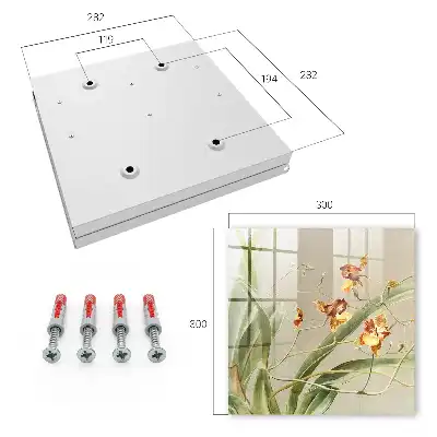 Key cabinet Flowers vines green vegetation