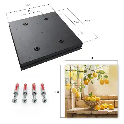 Key cabinet Lemon freshness adds warmth
