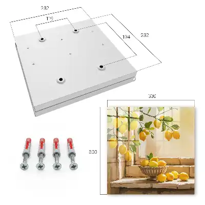 Key cabinet Lemon freshness adds warmth