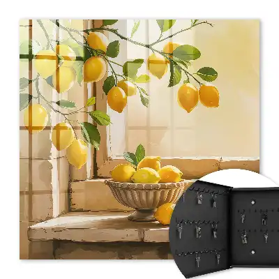 Key cabinet Lemon freshness adds warmth