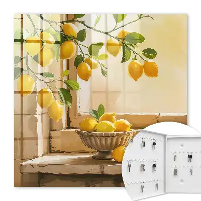 Key cabinet Lemon freshness adds warmth