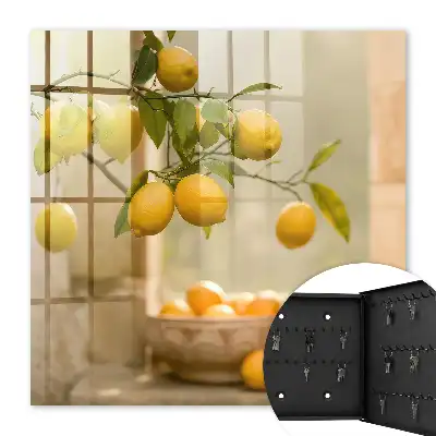Wall mounted key box Lemon charm in the sunshine