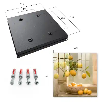 Wall mounted key box Lemon charm in the sunshine