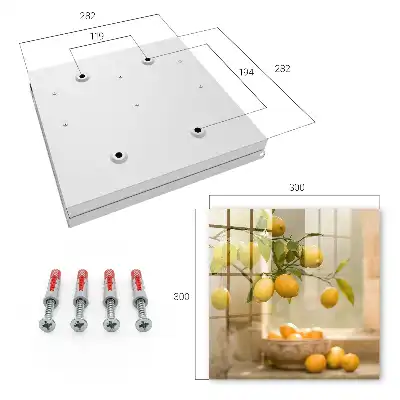 Wall mounted key box Lemon charm in the sunshine