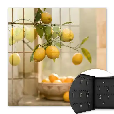 Wall mounted key box Lemon charm in the sunshine