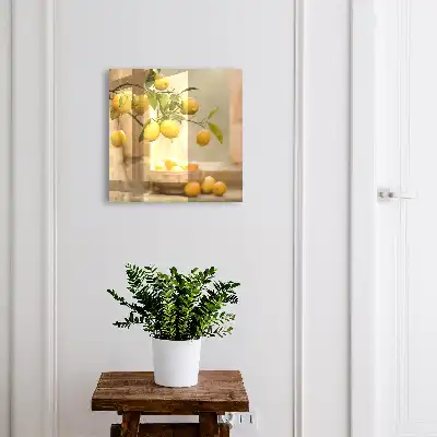 Wall mounted key box Lemon charm in the sunshine