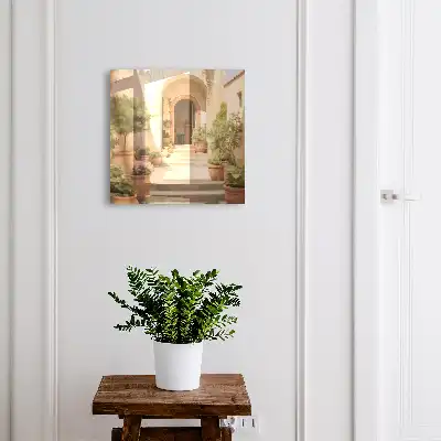 Key box for home Rustic garden entrance door