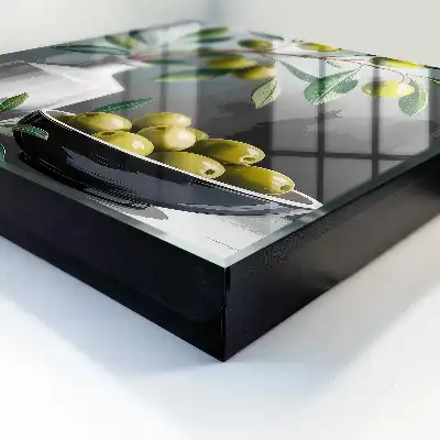 Key box for home Green olive vase place