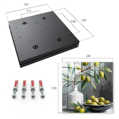 Key box for home Green olive vase place