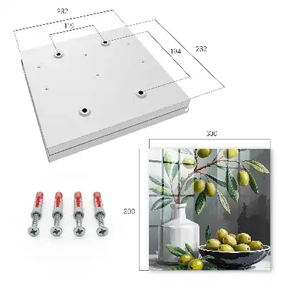 Key box for home Green olive vase place