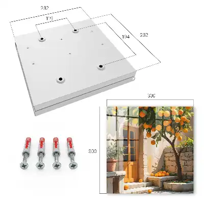 Key box for home Orange garden tree
