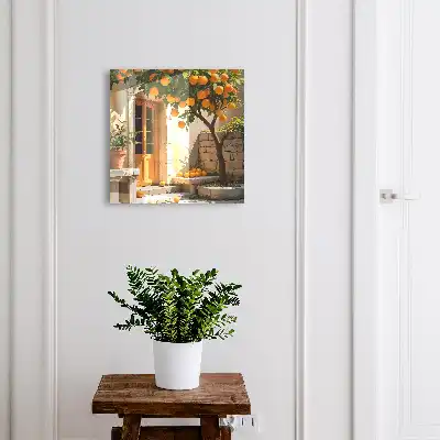 Key box for home Orange garden tree
