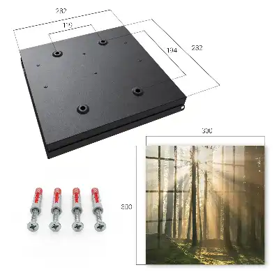 Wall mounted key box Forest light, magical atmosphere