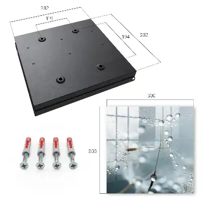 Decorative key box Dew drops
