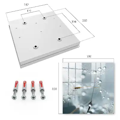 Decorative key box Dew drops