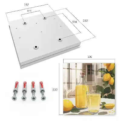 Wall mounted key box Lemon Feast Southern Flavor