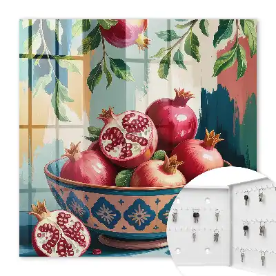 Key box for home Fruity motif decorative teddy bear