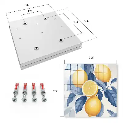 Wall mounted key box Lemon charm fresh style