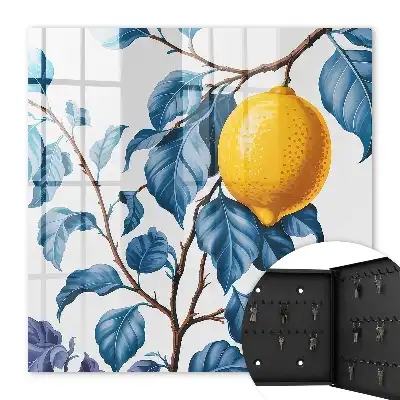 Key box for home Lemon leaves full of details
