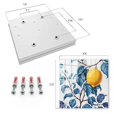 Key box for home Lemon leaves full of details