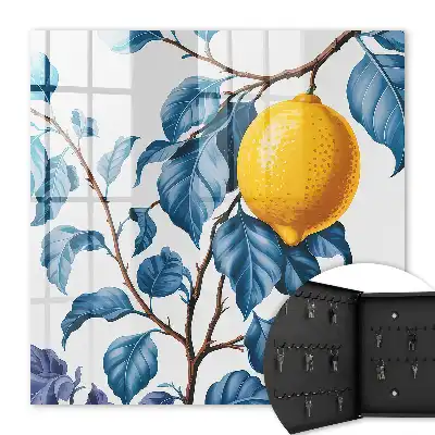 Key box for home Lemon leaves full of details