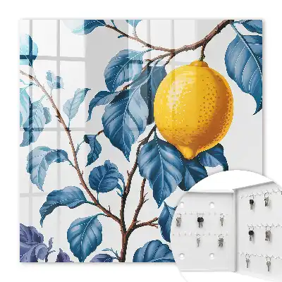 Key box for home Lemon leaves full of details