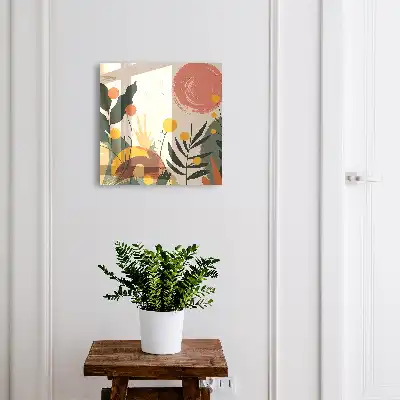 Wall mounted key cabinet Colorful energy, pleasant aura