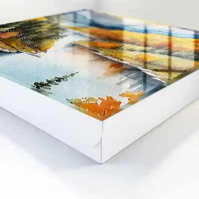 Key box for home Mountain autumn in a forest with mountains