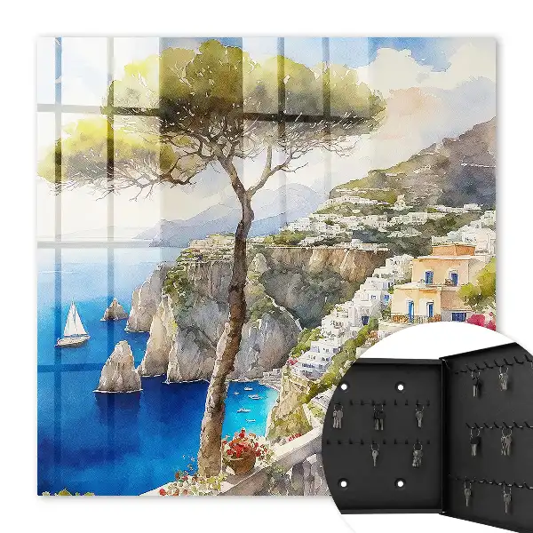 Key cabinet Mediterranean landscape of the hill of harmony