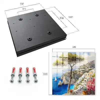 Key cabinet Mediterranean landscape of the hill of harmony