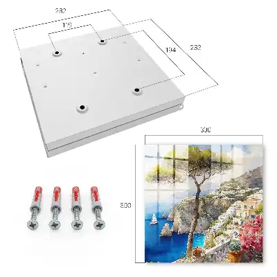 Key cabinet Mediterranean landscape of the hill of harmony
