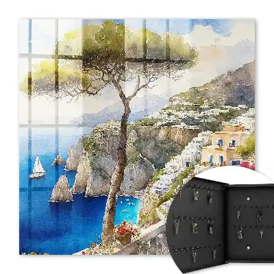 Key cabinet Mediterranean landscape of the hill of harmony