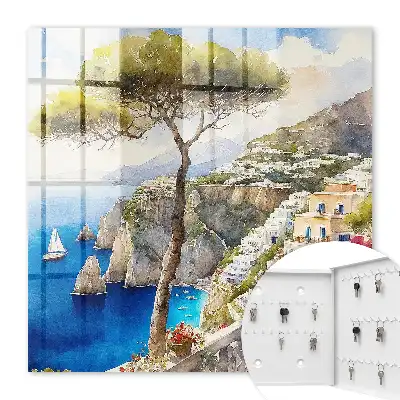 Key cabinet Mediterranean landscape of the hill of harmony