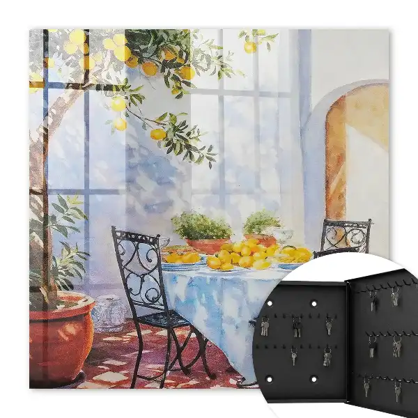 Key box for home Lemon garden table garden